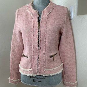 SOLD ZARA - BASIC Tweed Women's Career Blazer Med